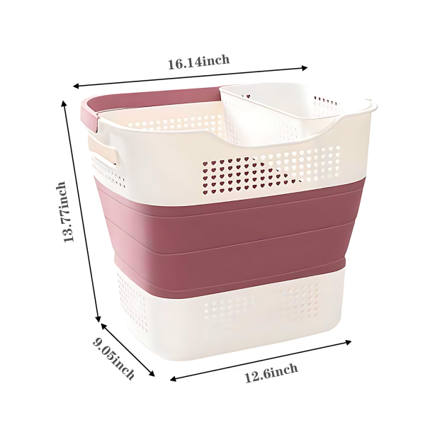 Foldable Laundry Basket - Japanese Style Storage