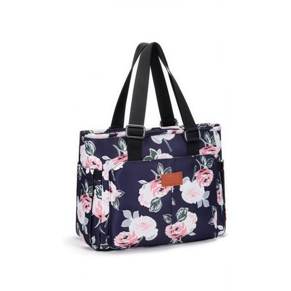 9L Oxford Insulated Cooler Lunch Bag w/ Pockets for Office