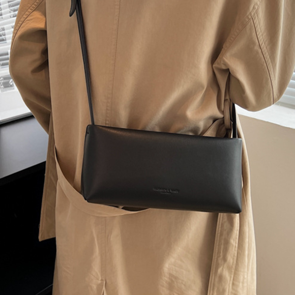 PU Leather Vintage Crossbody Tote Bag