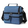 9L Double Decker Oxford Insulated Cooler Lunch Bag