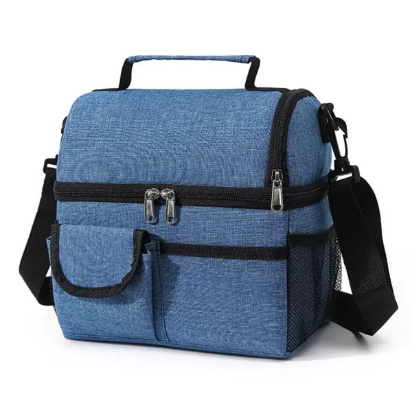 9L Double Decker Oxford Insulated Cooler Lunch Bag