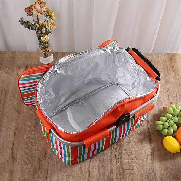Aluminum Foil Picnic Cooler 30L Large Capacity Box