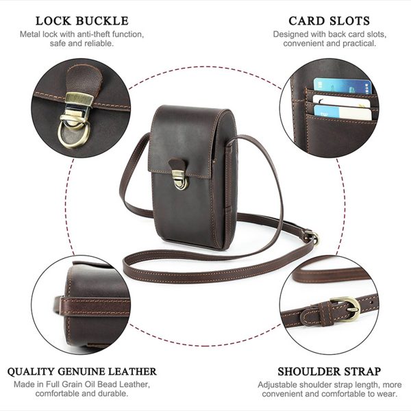 Faux Leather Trendy Waterproof upscale Cross-body Bags Women