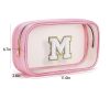 Waterproof Large Capacity PVC Letter Cosmetic Bag