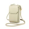 Women RFID PU Leather Crossbody Wallet w/Card Slots