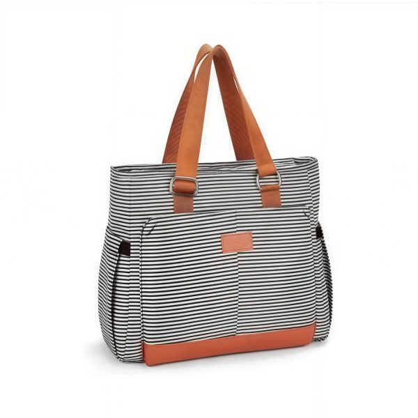 9L Oxford Insulated Cooler Lunch Bag w/ Pockets for Office