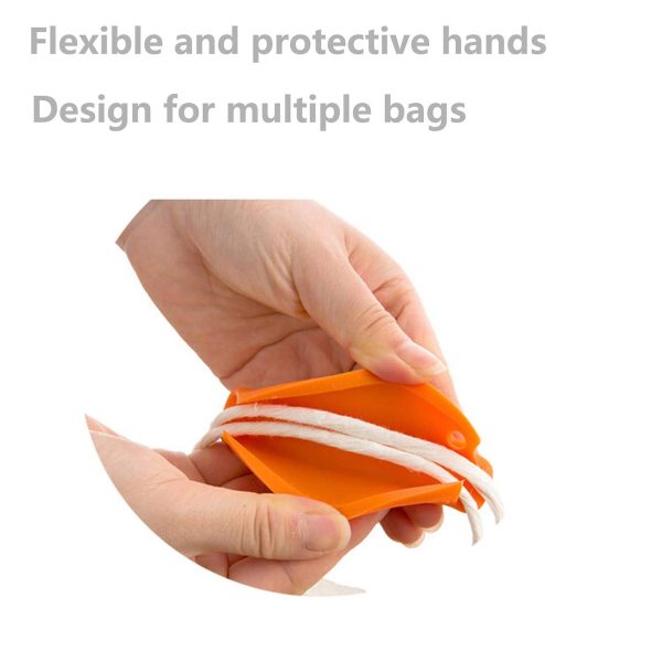 Silicone Handle Plastic Bag Holder Carrier For Shopping