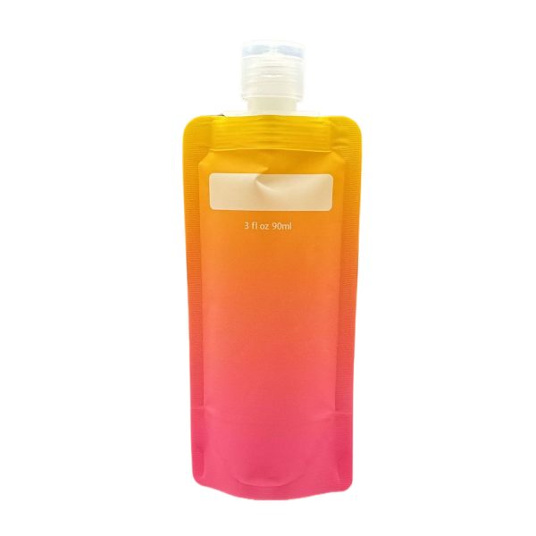 3oz Refillable Squeeze Toiletry Pouch for Travel