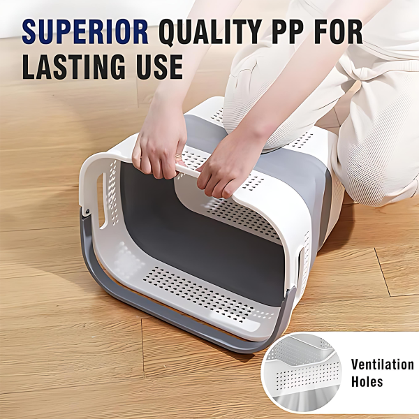 Foldable Laundry Basket - Japanese Style Storage
