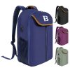 Double Zipper Nylon Backpack w/ USB Port