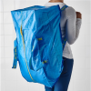 76L Portable PE Laminated Zipper Woven Storage Bag