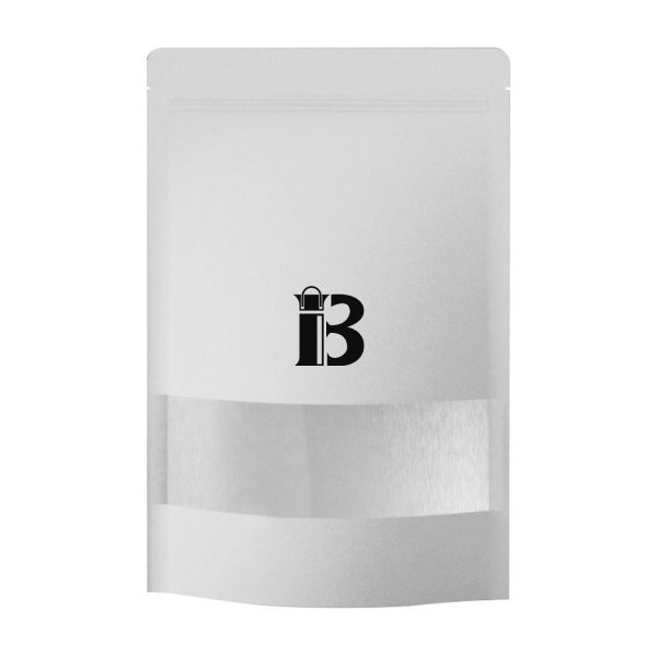 Resealable Paper Food Storage Bag w/ Matte Window