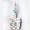 Drink Cup Sleeve Handle Carry Strap with Integrated Straw