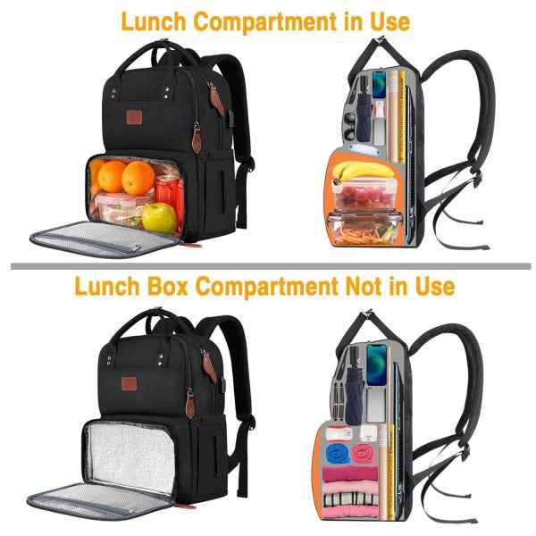 Oxford Laptop Backpack w/ 12 Can Cooler Compartment