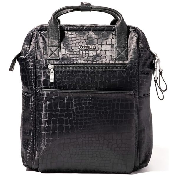 Large Capacity Polyester RFID Laptop Backpack w/ Handle