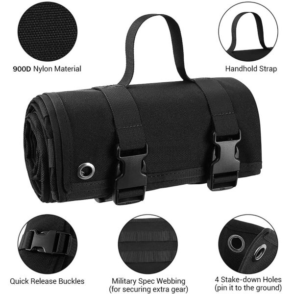 Foldable Waterproof Nylon Shooting Mat for Outdoors