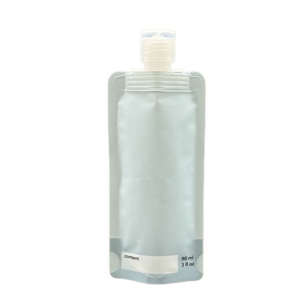 3oz Refillable Squeeze Toiletry Pouch for Travel