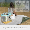 Large Capacity Foldable Nylon Mesh Tote Bag