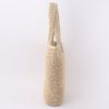 Handwoven Paper Rope Beach Tote Bag w/ Polyester Lining