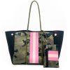 Women's Neoprene Tote Bag w/ Pocket for Beach Travel