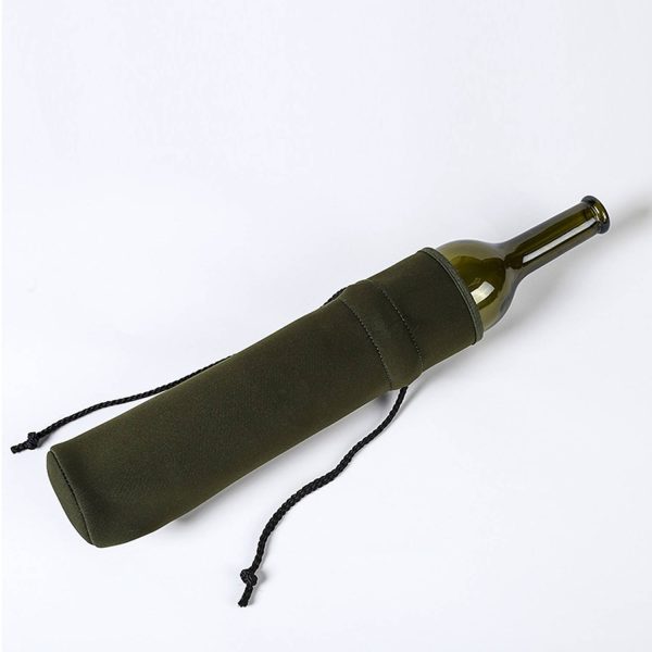 1 Bottle neoprene wine drawstring bag