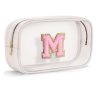 Waterproof Large Capacity PVC Letter Cosmetic Bag