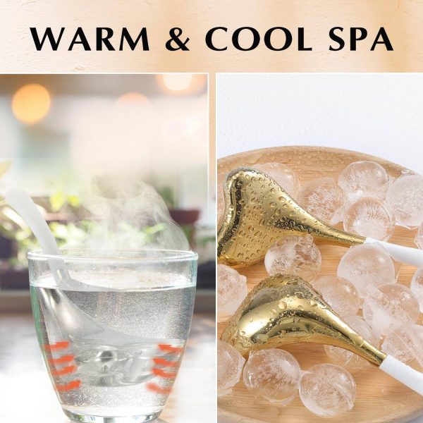 Stainless Steel Facial Massage Cold Compress Ice Wave Ball