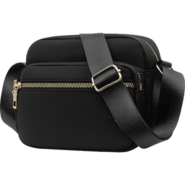 Nylon Crossbody Bag w/ Adjustable Shoulder Strap