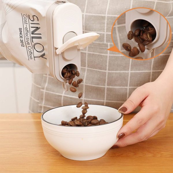 Multifunctional Double opening discharge nozzle sealing clip