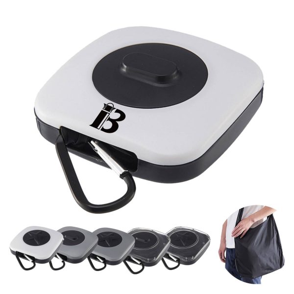 Fashion Collapsible Foldable Nylon Shopping Bag Case