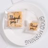 2.75x2.75", 4x4", 5x5" Self-Sealing ‘Thank you’ Bags