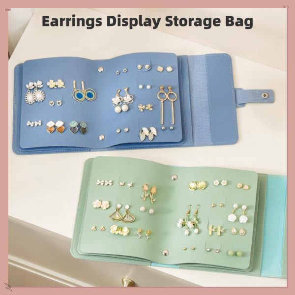 PU leather Jewelry Storage Roll Bag Necklace Holder