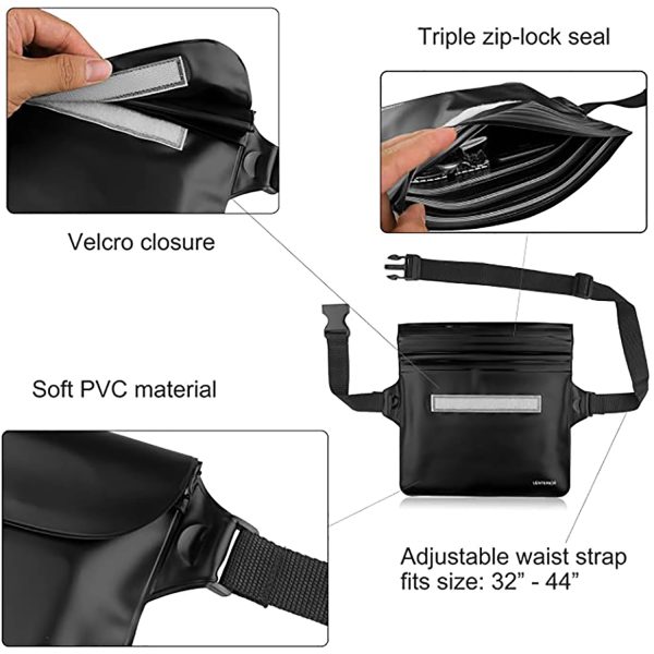 Waterproof Bag with Adjustable Waist Strap