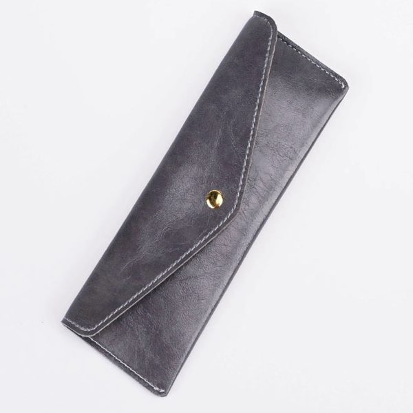 PU Leather Pencil Pouch Bag