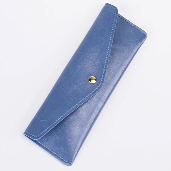 PU Leather Pencil Pouch Bag