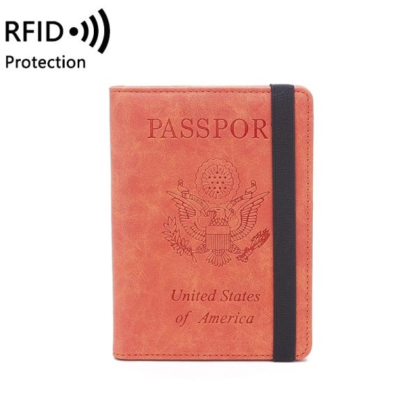 Rfid Blocking Travel Passport Holder Cover Slim Id Card Case