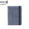 Rfid Blocking Travel Passport Holder Cover Slim Id Card Case
