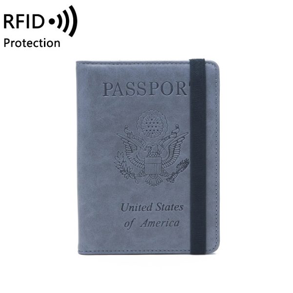 Rfid Blocking Travel Passport Holder Cover Slim Id Card Case