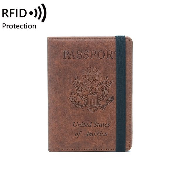 Rfid Blocking Travel Passport Holder Cover Slim Id Card Case