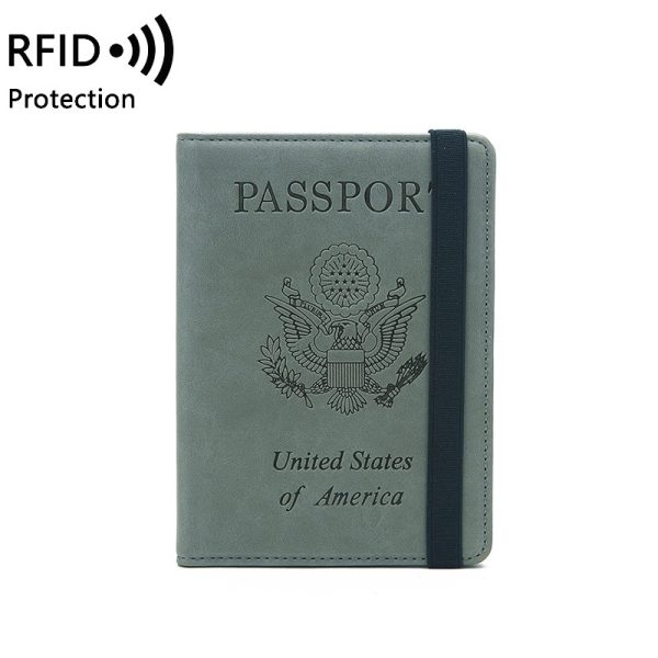 Rfid Blocking Travel Passport Holder Cover Slim Id Card Case