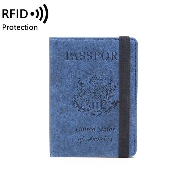 Rfid Blocking Travel Passport Holder Cover Slim Id Card Case