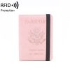 Rfid Blocking Travel Passport Holder Cover Slim Id Card Case