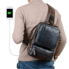Crossbody Pu Leather Shoulder Backpack