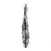 Pu Geometric Diamond Handbag