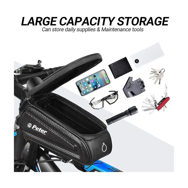 Touch Screen Bike Phone Mount Bag