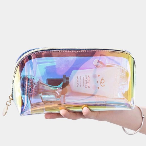 Holographic Travel Makeup Bag