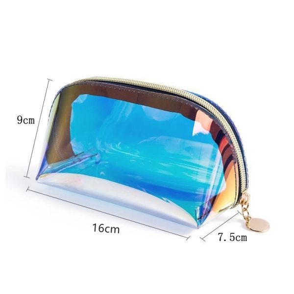 Holographic Travel Makeup Bag