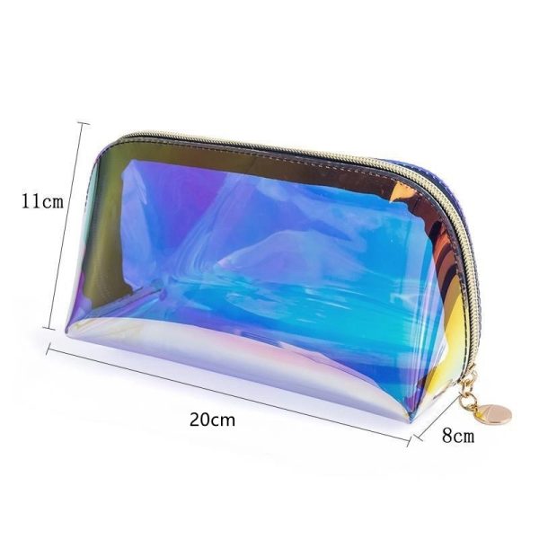 Holographic Travel Makeup Bag