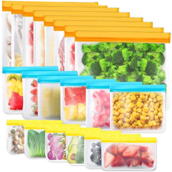 Reusable Storage Freezer Food Bags