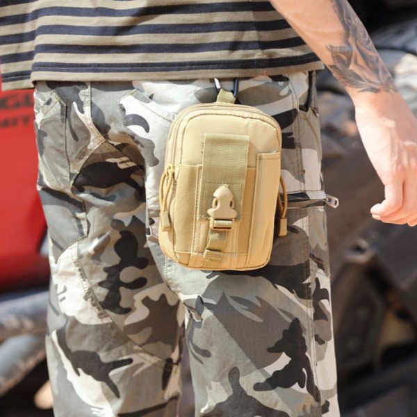 Multifunction Tactical Molle Tools Waist Bag with Hook